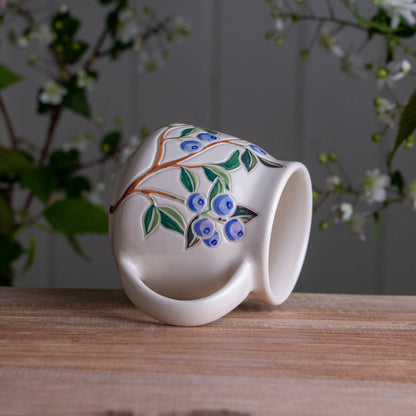 Blueberry Wrap-Around Mug #1 [14oz]