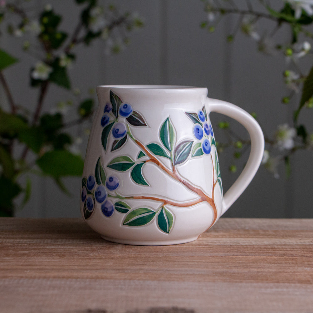 Blueberry Wrap-Around Mug #2 [15oz]