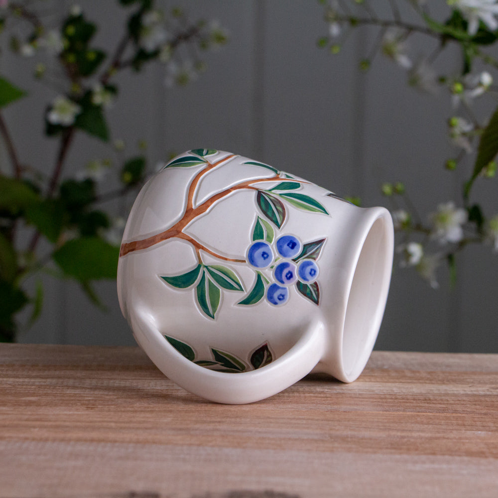 Blueberry Wrap-Around Mug #2 [15oz]