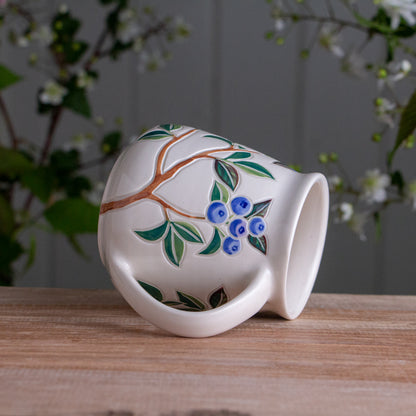 Blueberry Wrap-Around Mug #2 [15oz]