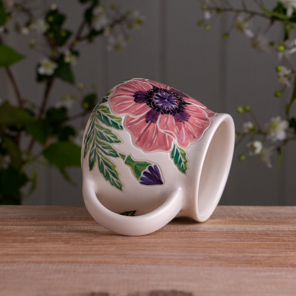 Purple Poppy Wrap-Around Mug #1 [16oz]