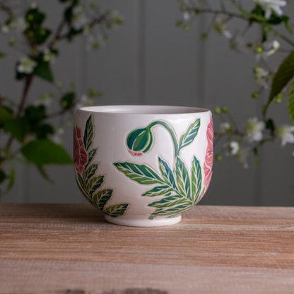 Purple Poppy Wrap-Around Mug #2 [14oz]