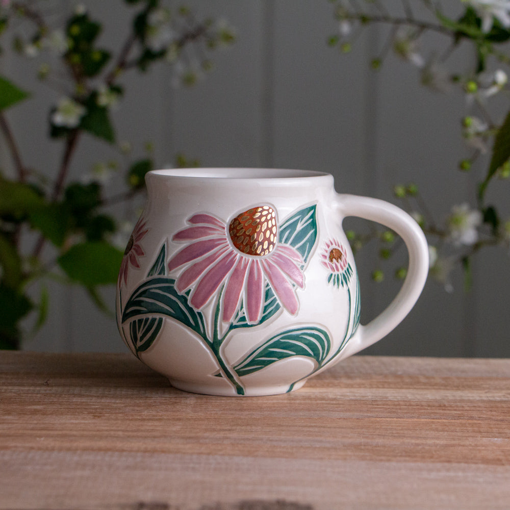 Echinacea Wrap-Around Mug #1 [13oz]