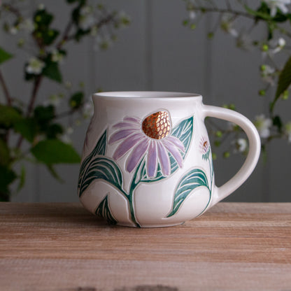 Echinacea Wrap-Around Mug #2 [14oz]