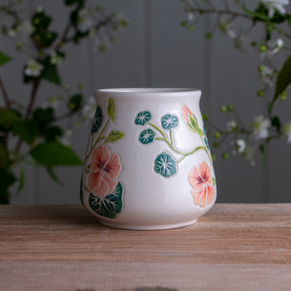 Nasturtium Wrap-Around Mug #1 [15oz]