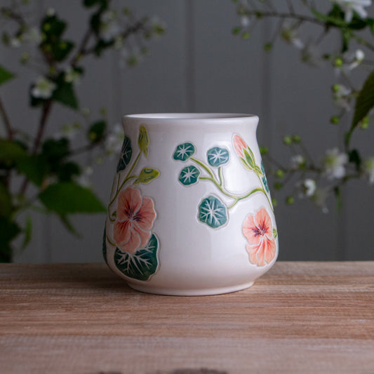 Nasturtium Wrap-Around Mug #1 [15oz]