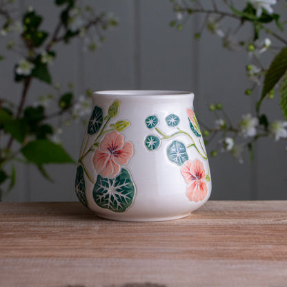 Nasturtium Wrap-Around Mug #2 [15oz]