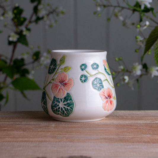 Nasturtium Wrap-Around Mug #2 [15oz]
