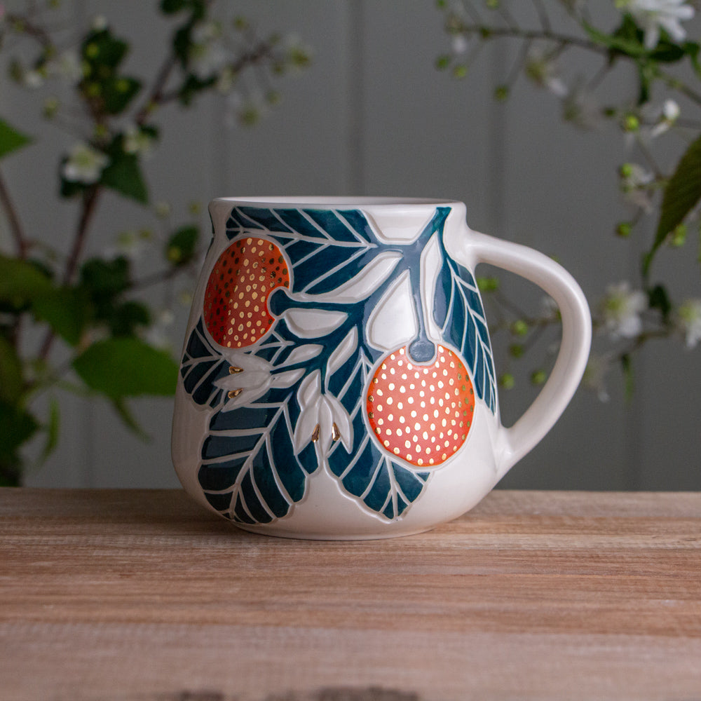 Clementine Wrap-Around Mug #1 [17oz]