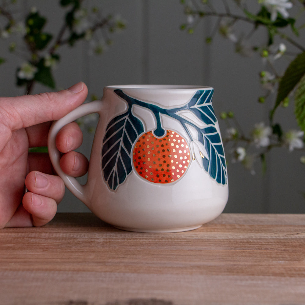 Clementine Wrap-Around Mug #1 [17oz]