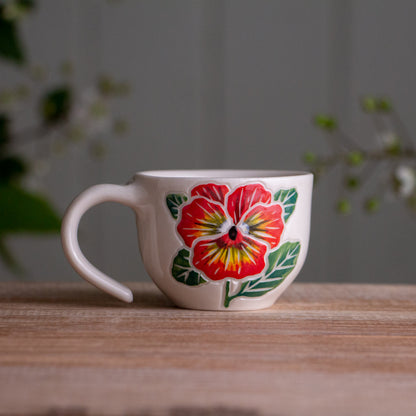 Pansy Espresso Cup #2 [2.5oz]