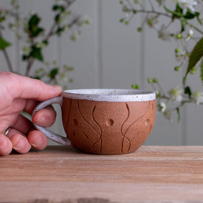 Stoneware Cottage Cappuccino Cup #3 [10oz]