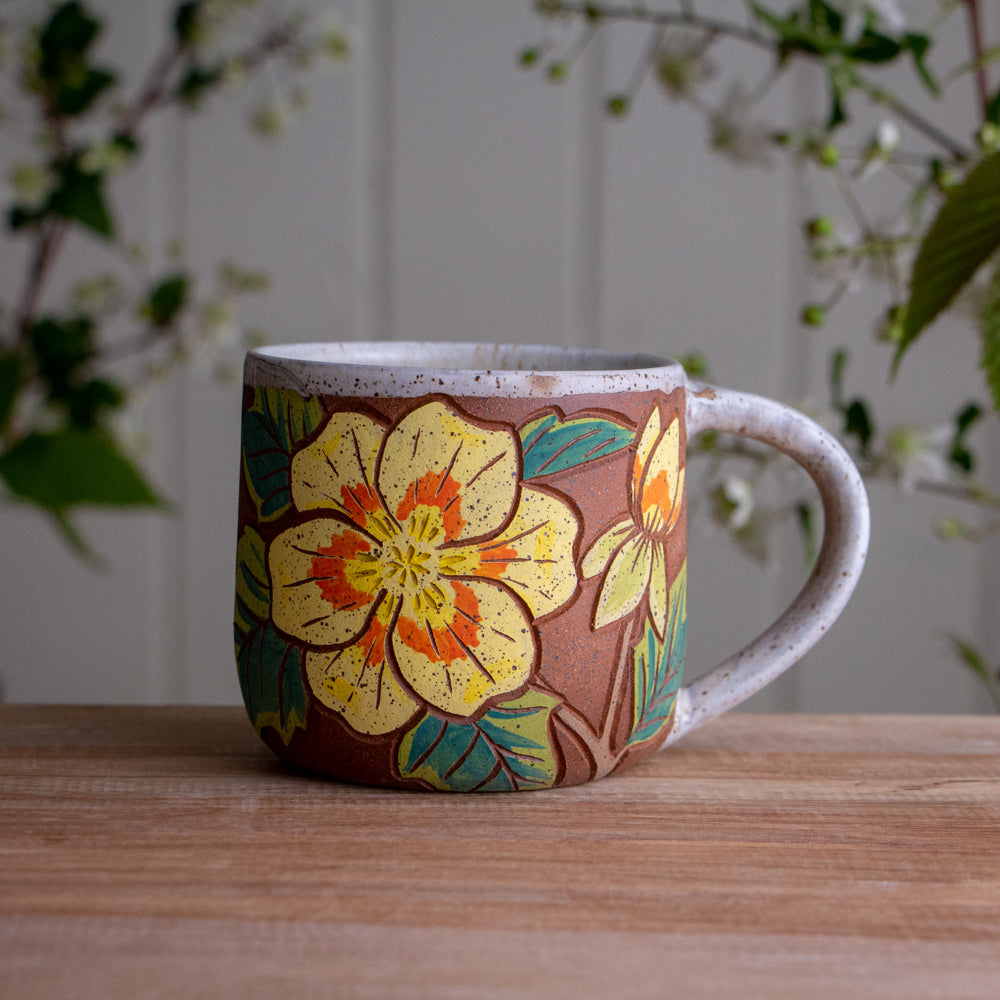 Tulip Poplar Stoneware Mug [13oz]