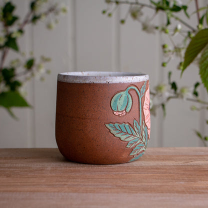 Poppy Stoneware Mug #2 [14oz]