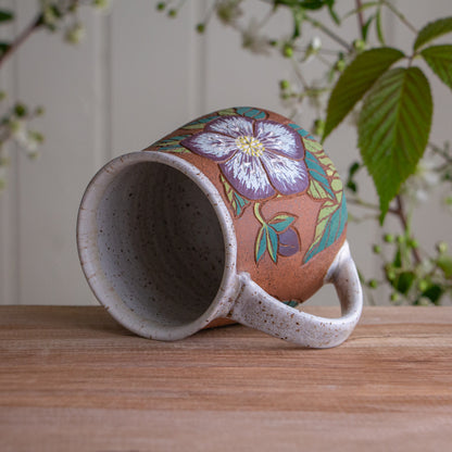 Tall Hellebore Stoneware Mug [18oz]