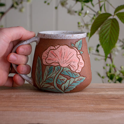 Tall Poppy Stoneware Mug [17oz]