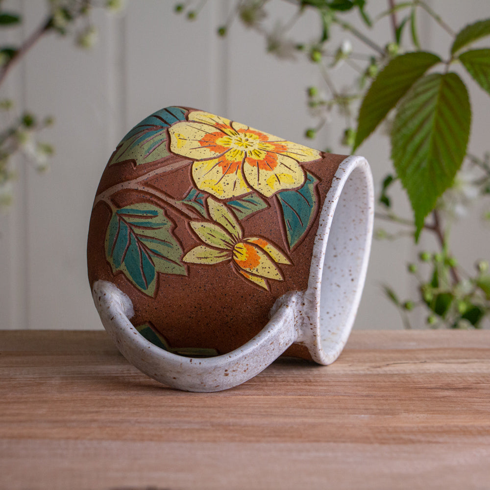 Tall Tulip Poplar Stoneware Mug [18oz]