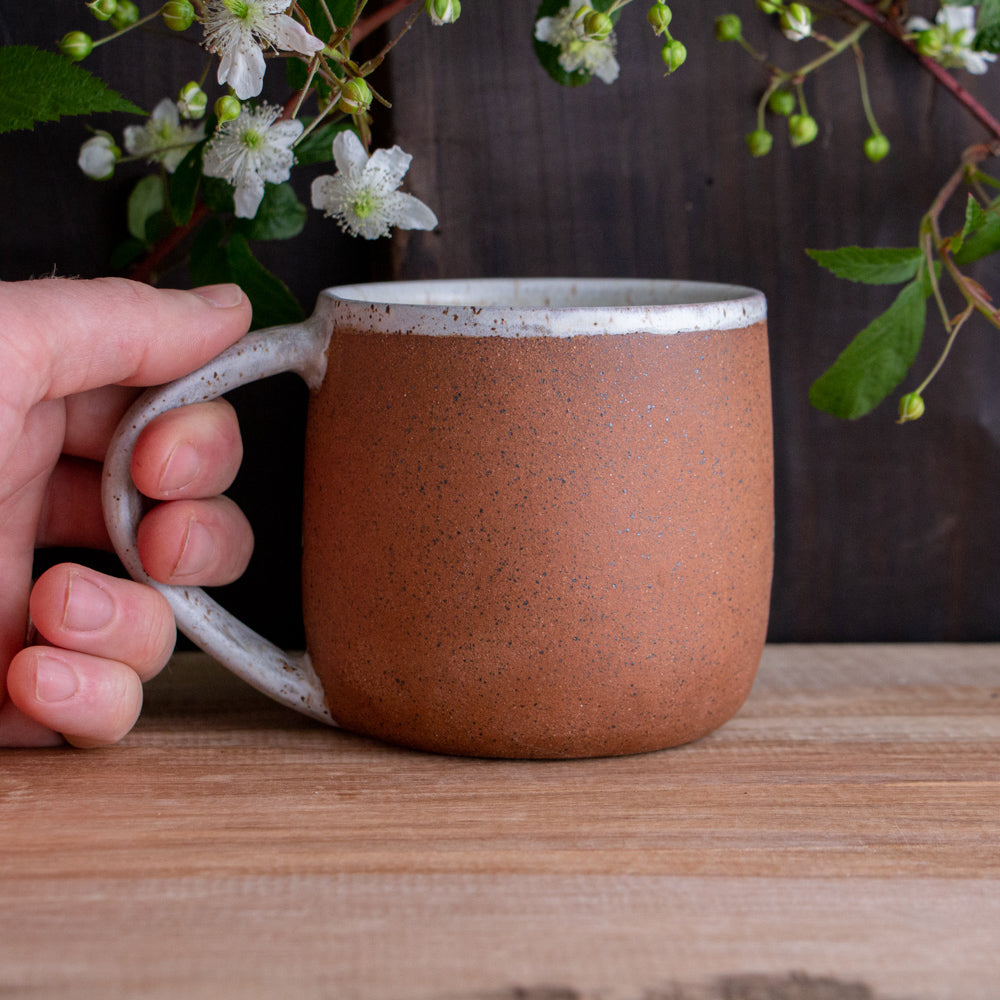 Pansy Stoneware Mug #1 [15oz]