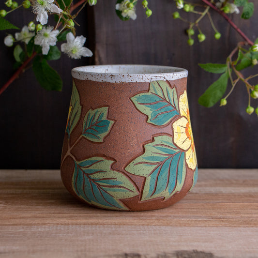 Tall Tulip Poplar Stoneware Mug [18oz]
