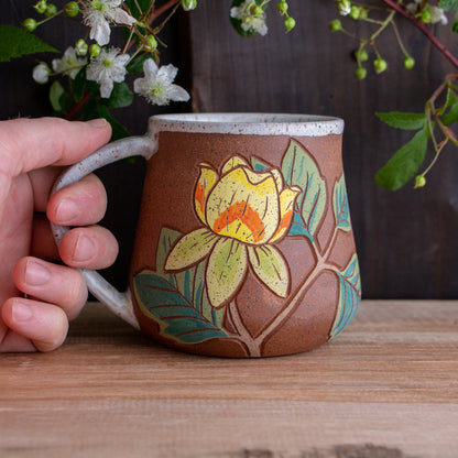 Tall Tulip Poplar Stoneware Mug [18oz]