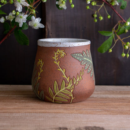 Tall Fern Stoneware Mug #1 [15oz]