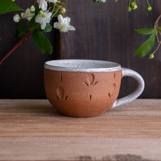 Stoneware Cottage Cappuccino Cup #1 [8oz]