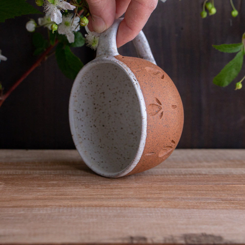 Stoneware Cottage Cappuccino Cup #1 [8oz]