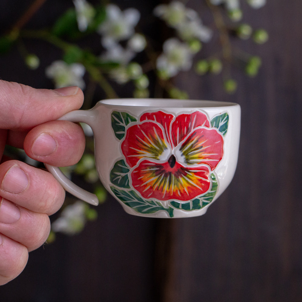 Pansy Espresso Cup #1 [3oz]