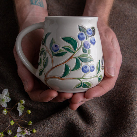 Blueberry Wrap-Around Mug #2 [15oz]