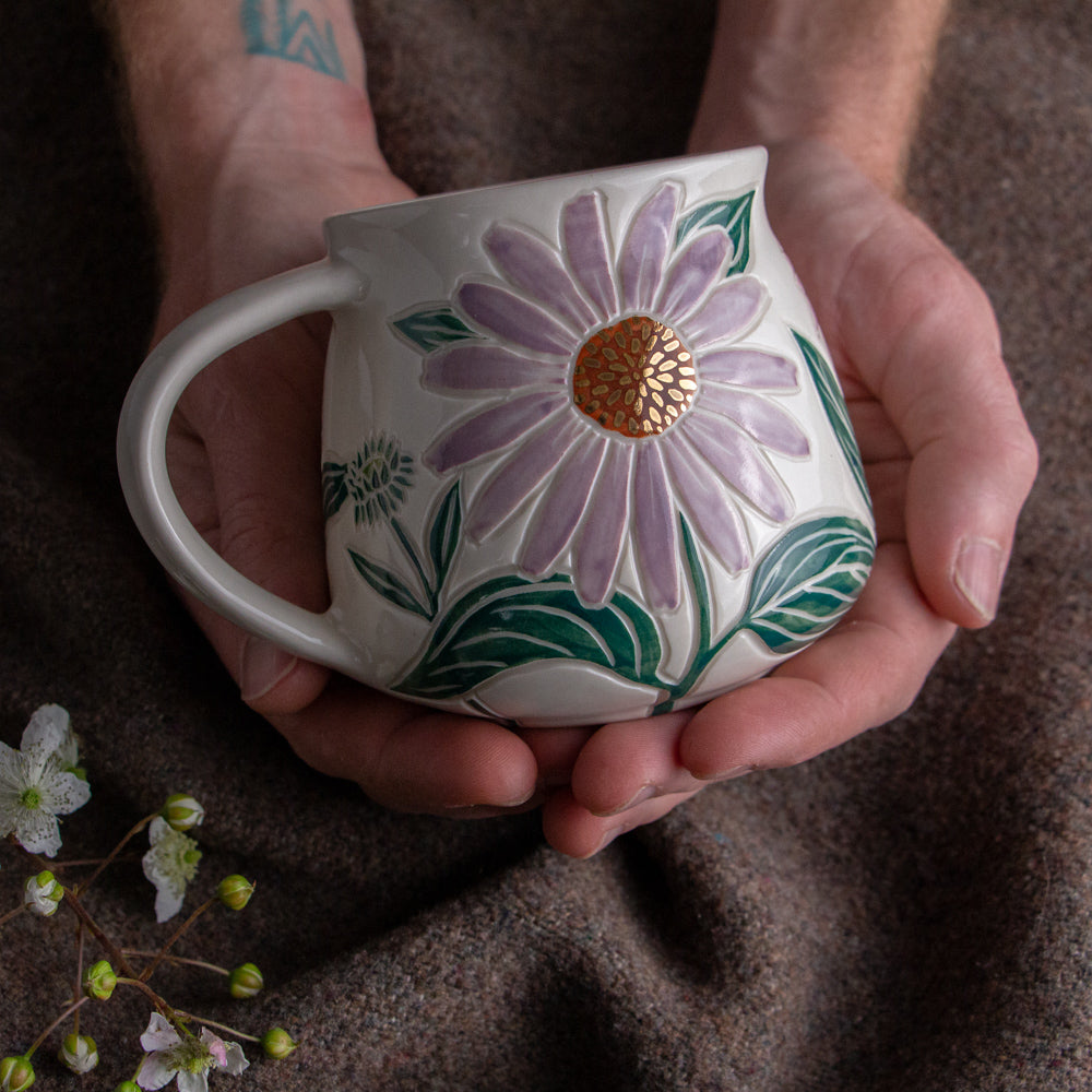 Echinacea Wrap-Around Mug #2 [14oz]