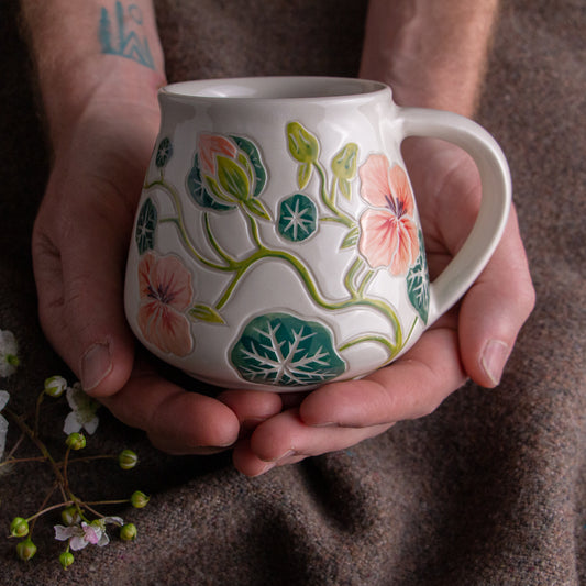 Nasturtium Wrap-Around Mug #2 [15oz]