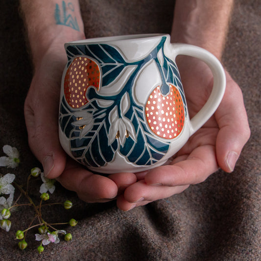 Clementine Wrap-Around Mug #2 [14oz]