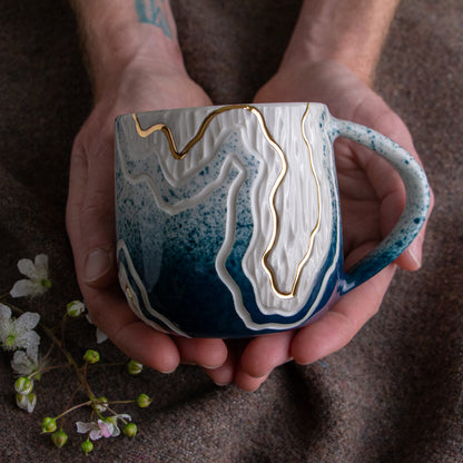 Teal Fade Trail Mug