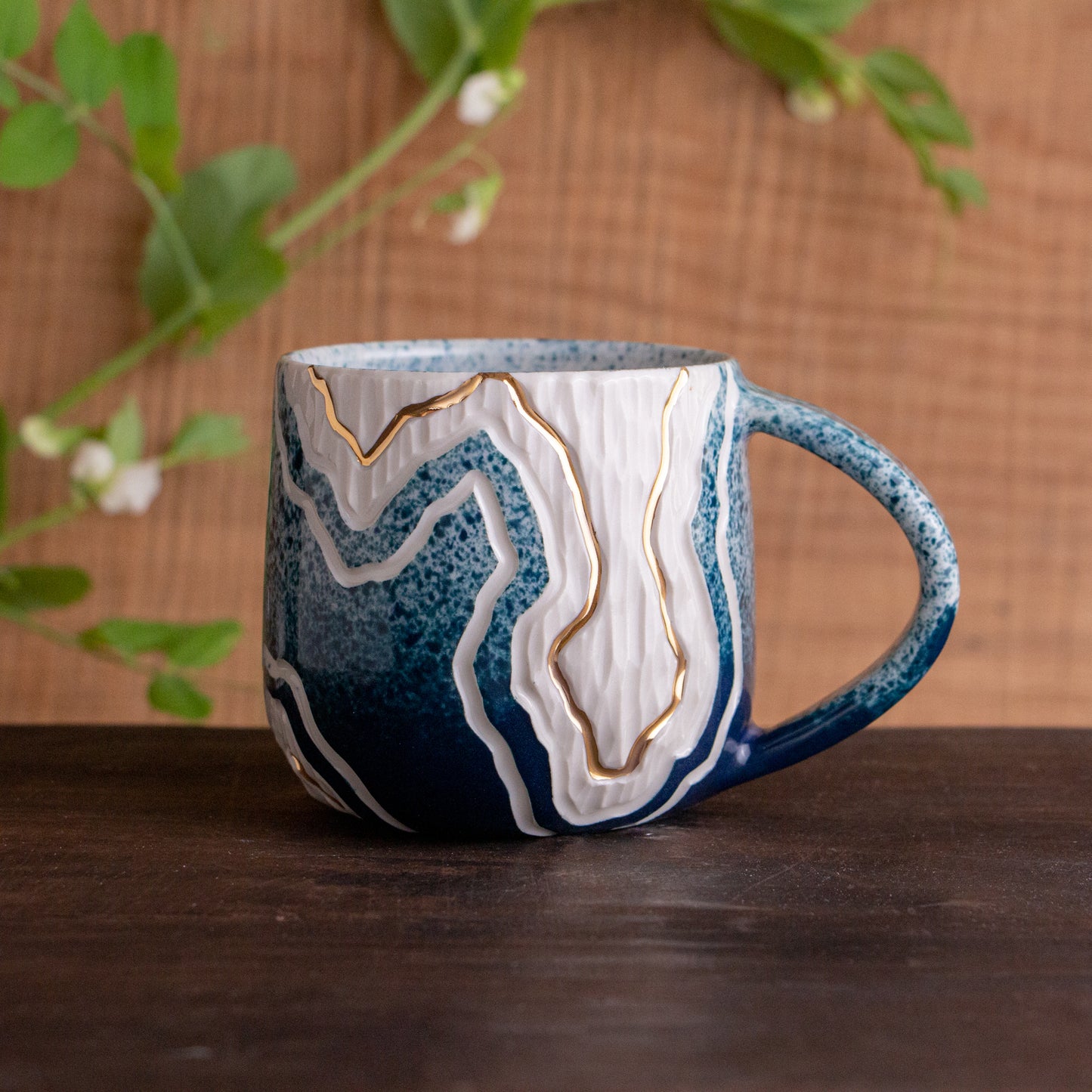 Teal Fade Trail Mug 14-15oz
