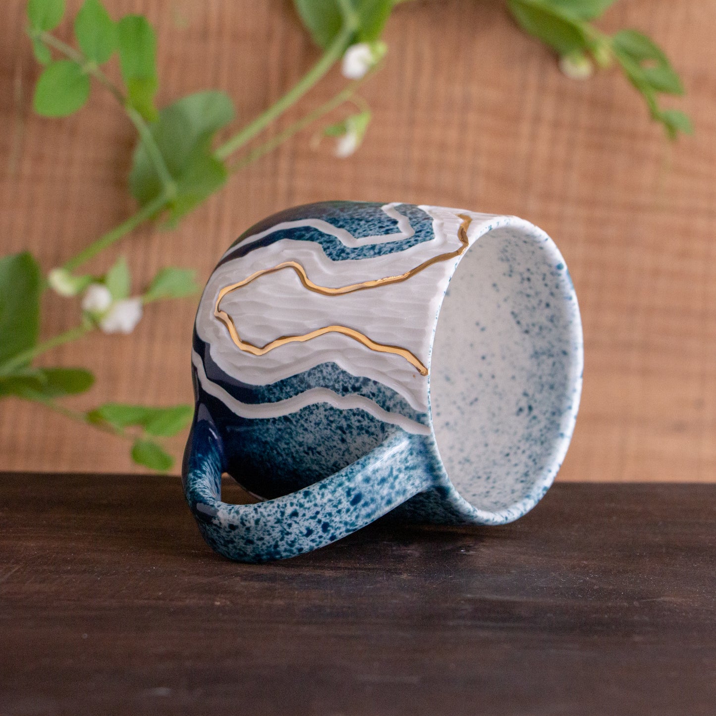 Teal Fade Trail Mug 14-15oz
