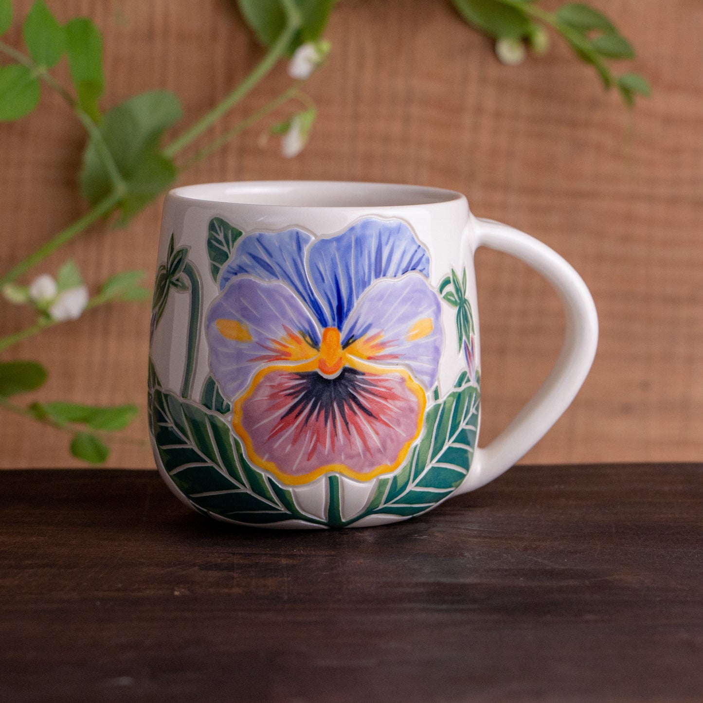 Pansy Botanic Mug