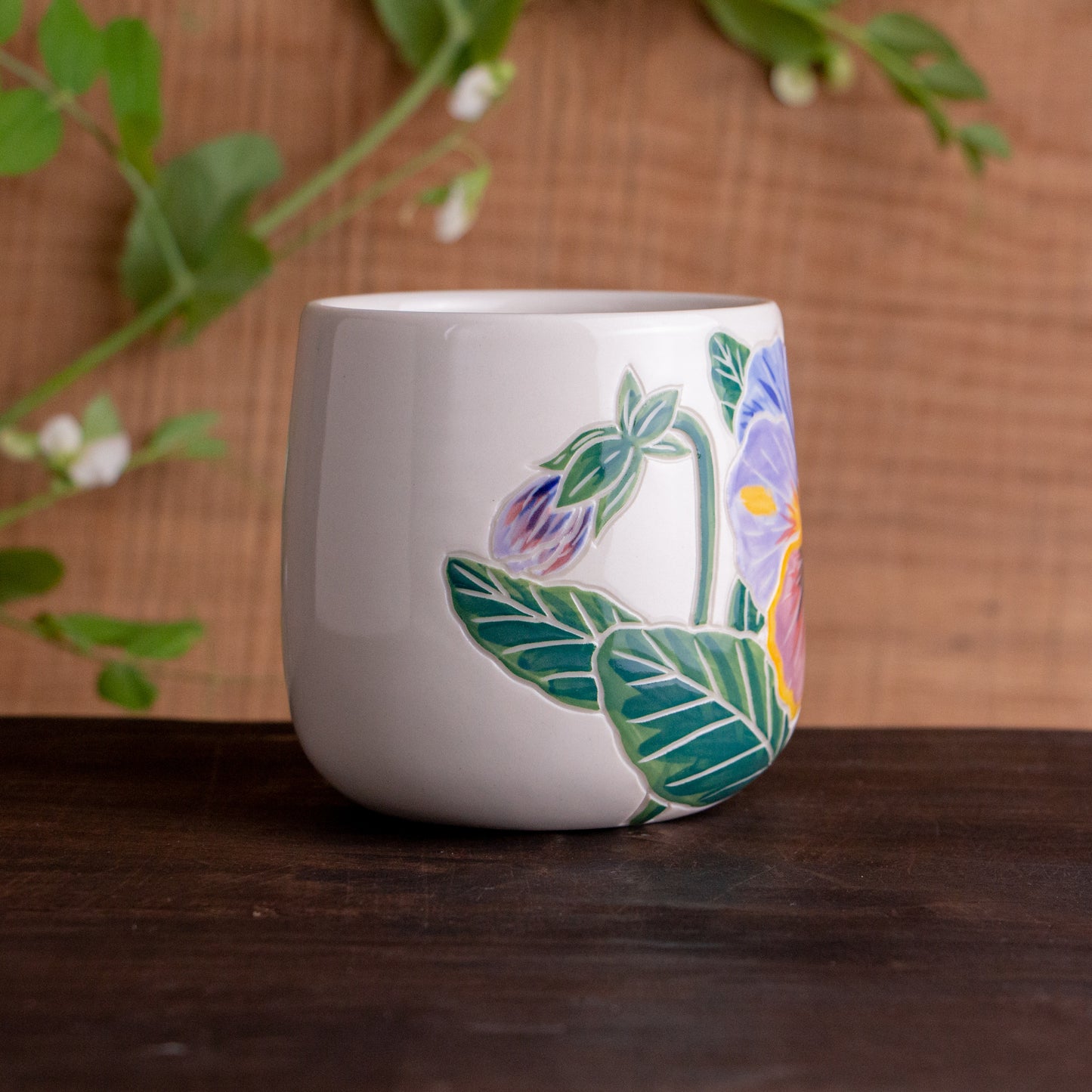 Pansy Botanic Mug