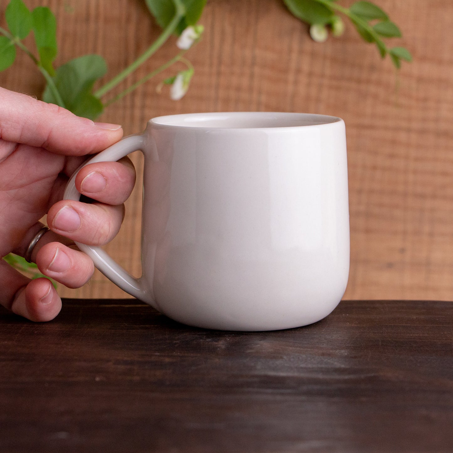 Blue Anemone Botanic Mug
