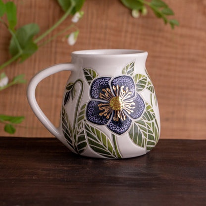 Dark Hellebore Wrap-Around Mug [17oz]