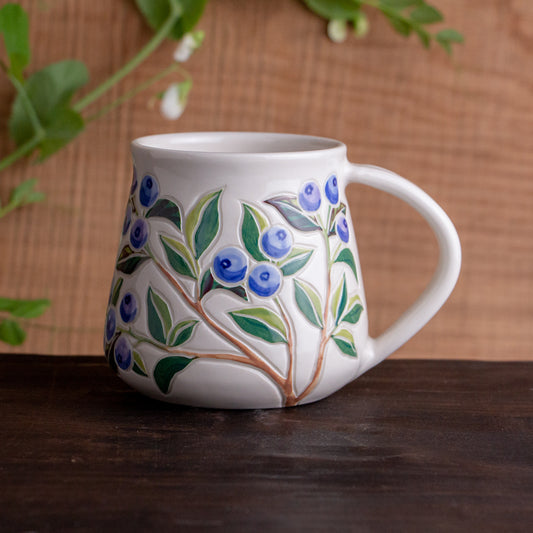 Blueberry Wrap-Around Mug #1 [17oz]