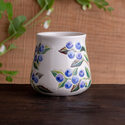 Blueberry Wrap-Around Mug #1 [17oz]
