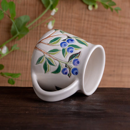 Blueberry Wrap-Around Mug #1 [17oz]