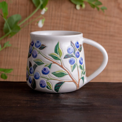 Blueberry Wrap-Around Mug #2 [18oz]