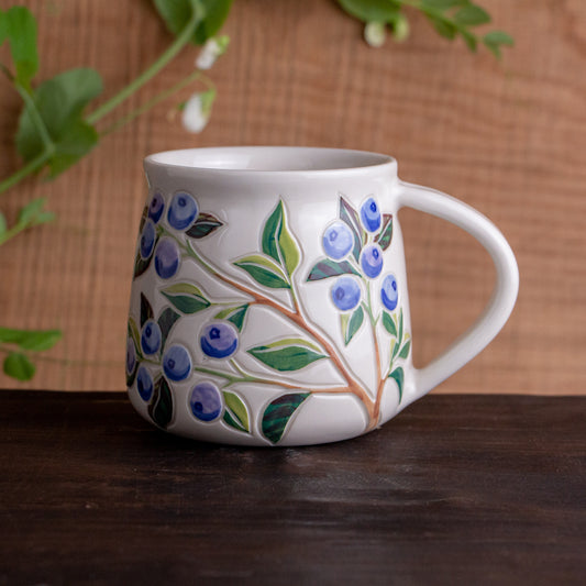 Blueberry Wrap-Around Mug #2 [18oz]