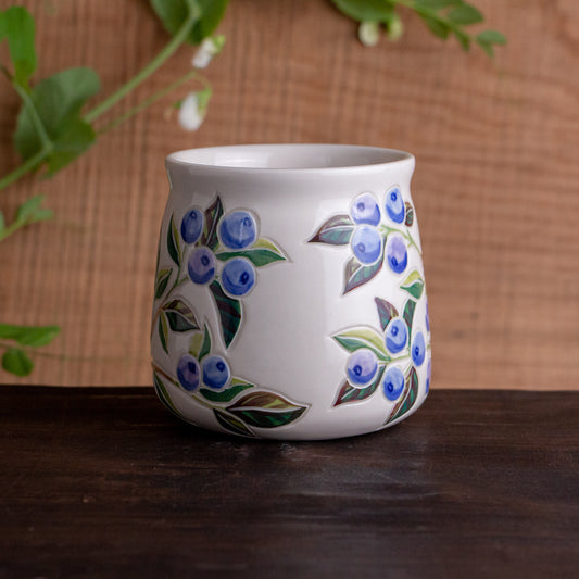 Blueberry Wrap-Around Mug #2 [18oz]