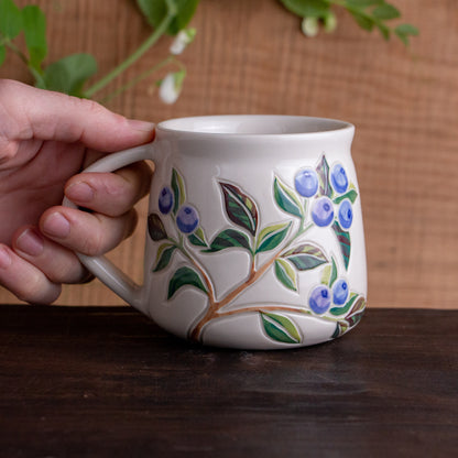 Blueberry Wrap-Around Mug #2 [18oz]