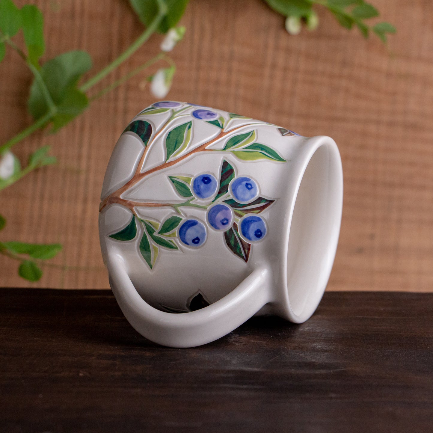 Blueberry Wrap-Around Mug #2 [18oz]