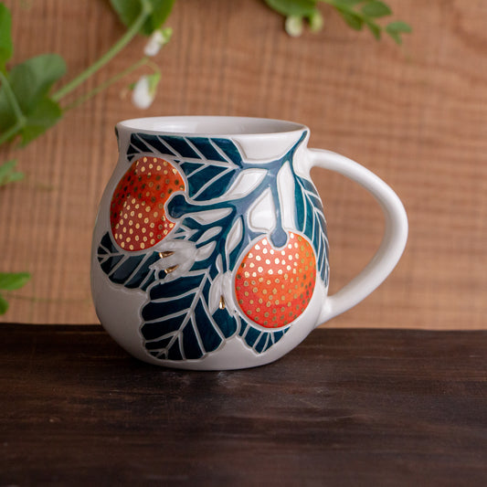 Clementine Wrap-Around Mug #1 [17oz]