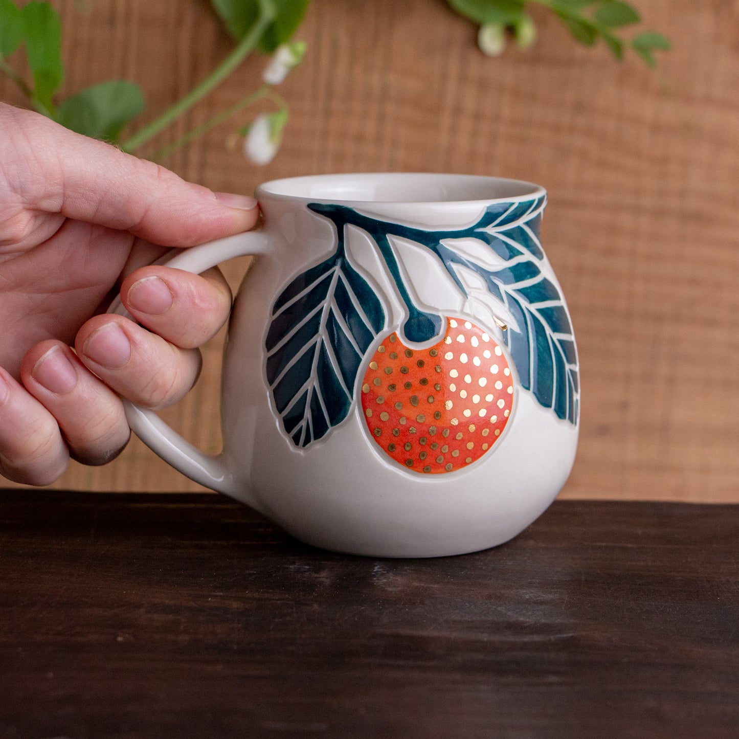 Clementine Wrap-Around Mug #1 [17oz]