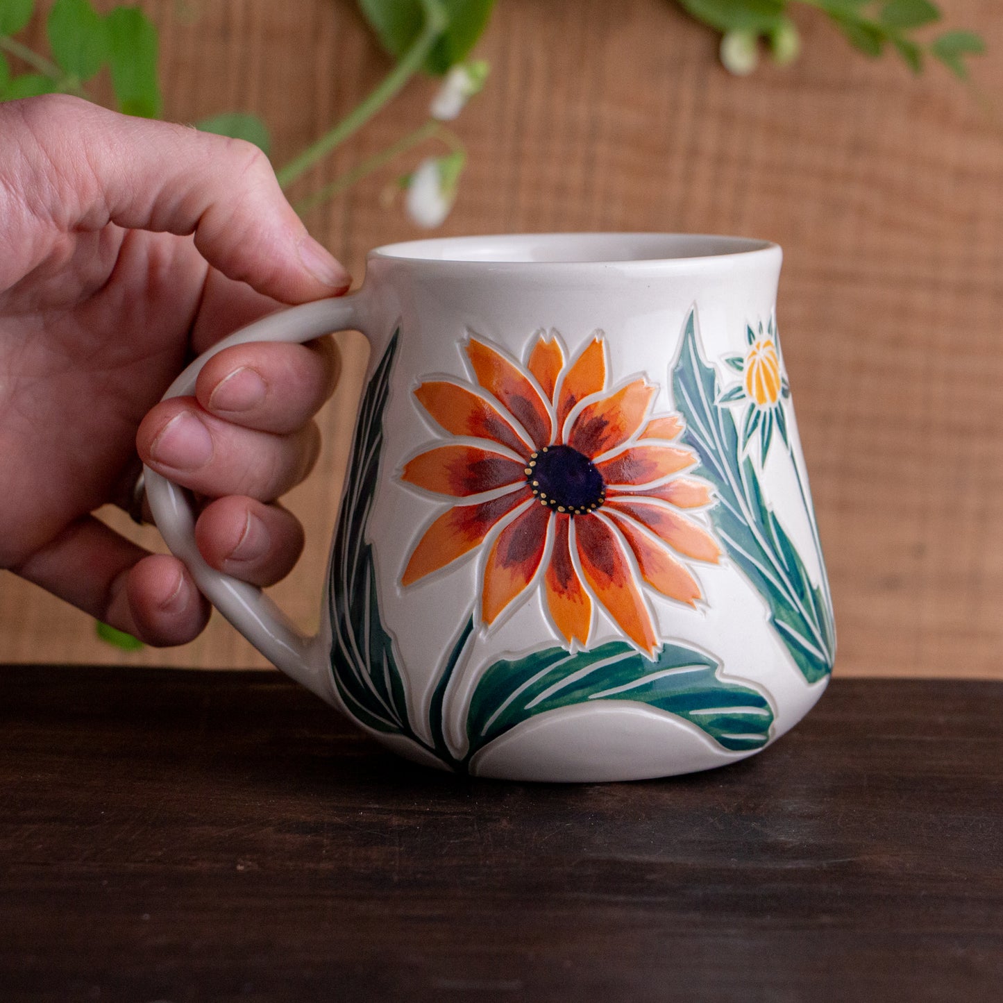 Rudbeckia Wrap-Around Mug #2 [18oz]